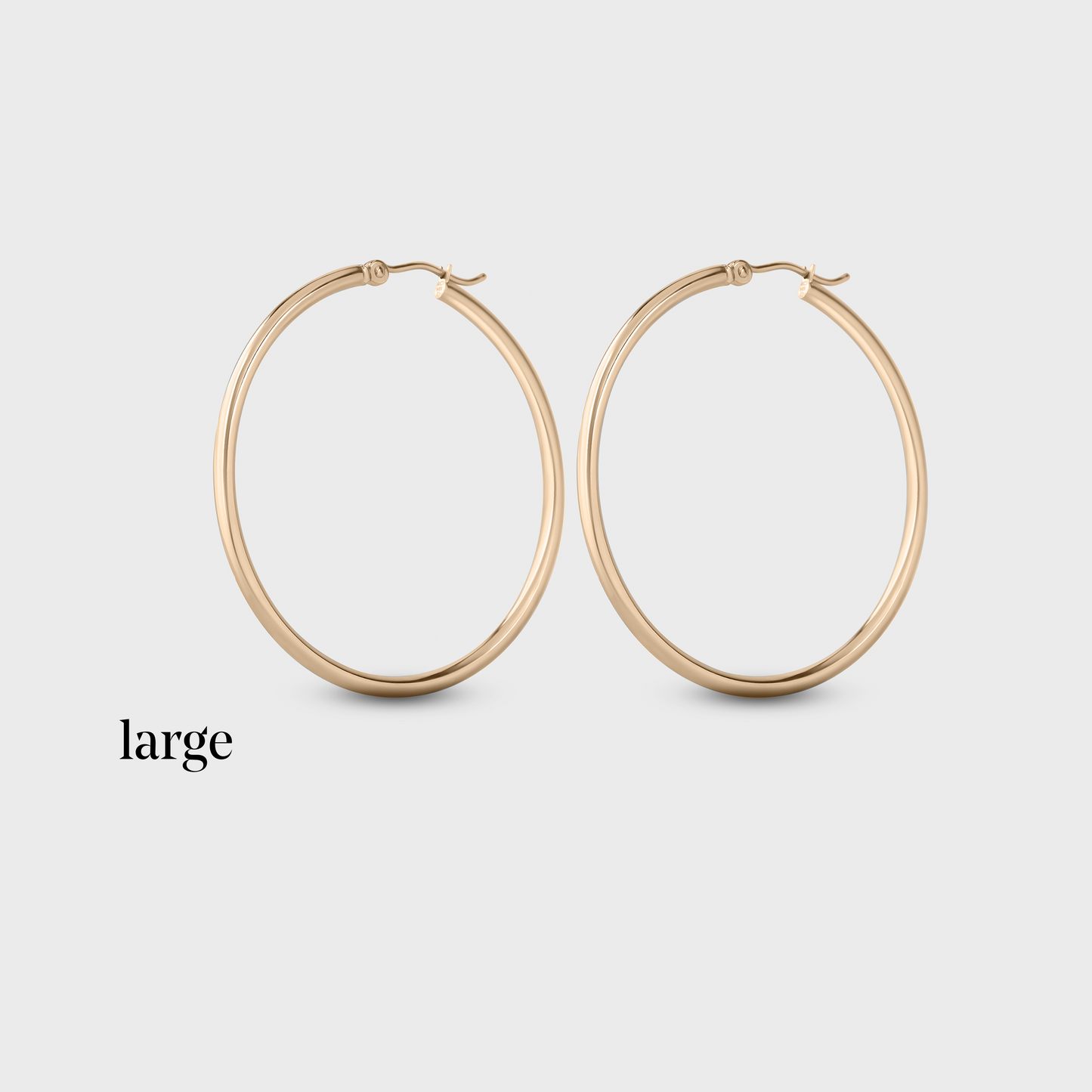 Classic Gold Hoops