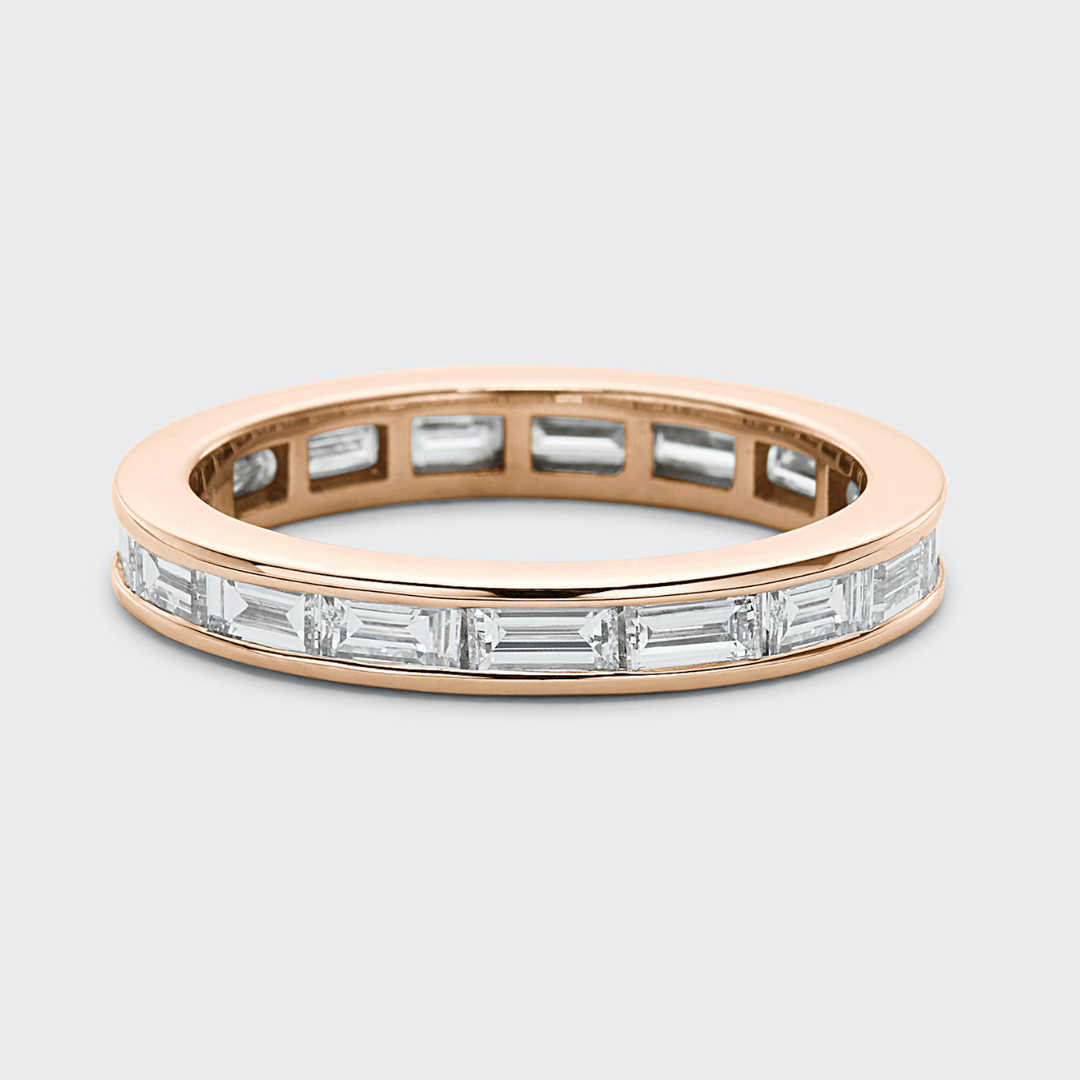 Channel Set Baguette Band
