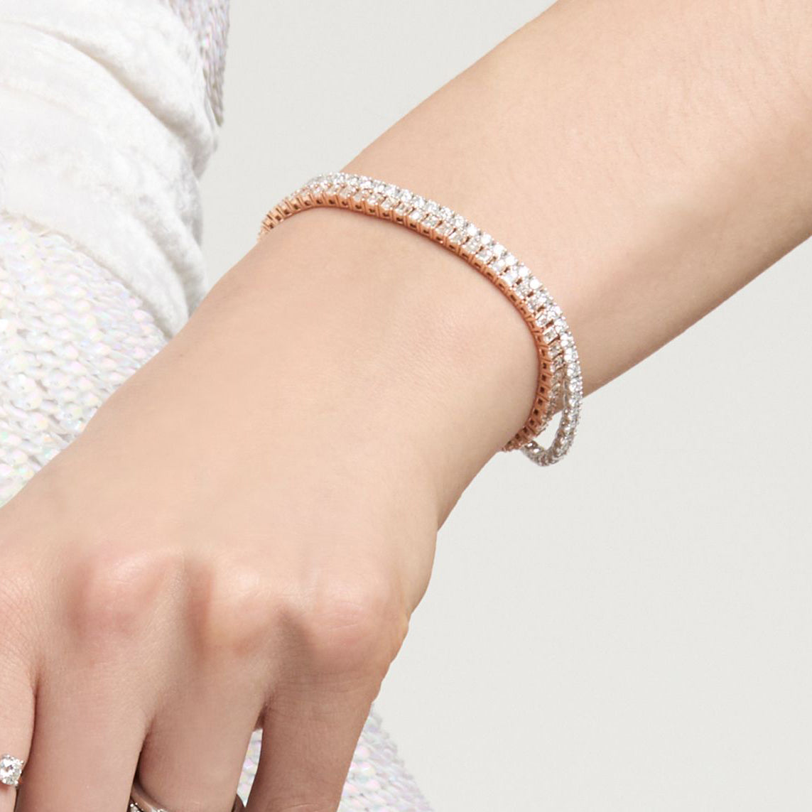 Emerald Cut Tennis Bracelet