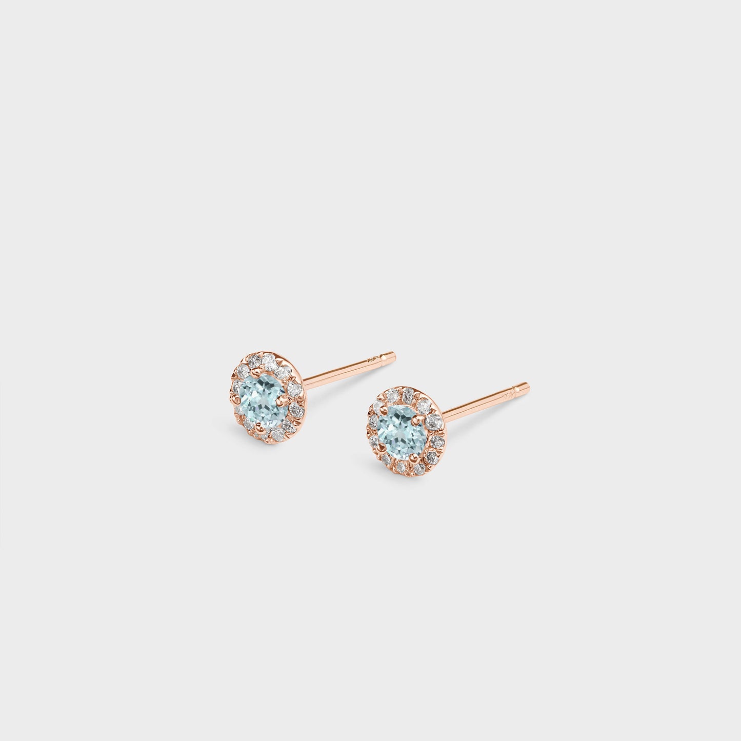 Gemstone Halo Studs