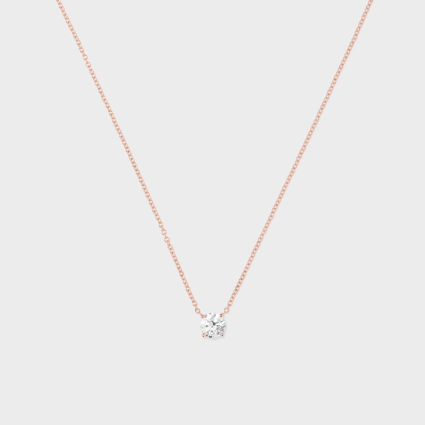 Classic Round Diamond Pendant