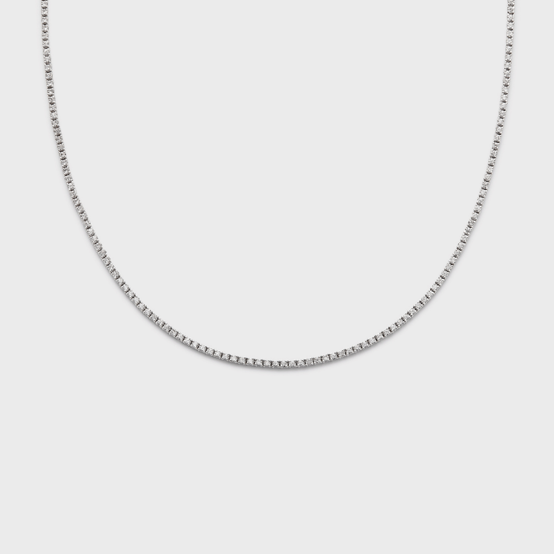アクセサリー S925 Tennis Necklace Clear Stone 47cm Diamond Tennis Necklace - The Clear Cut Collection