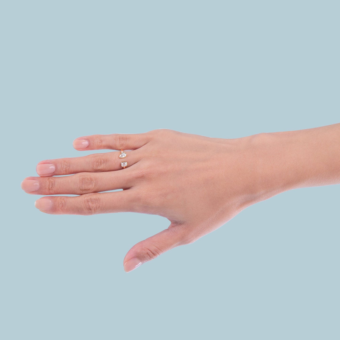 Blake Bezel Set Toi et Moi