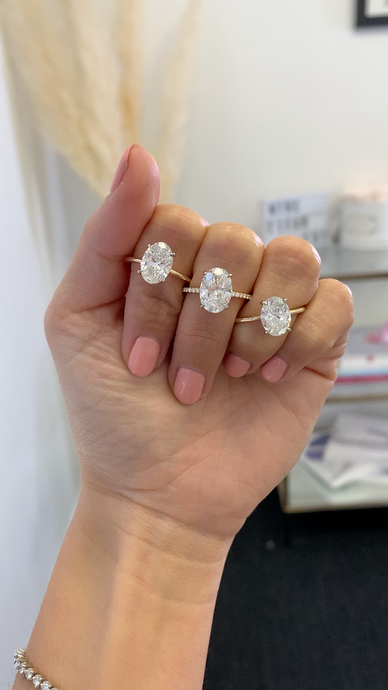 The 4 C's for Oval Diamonds
