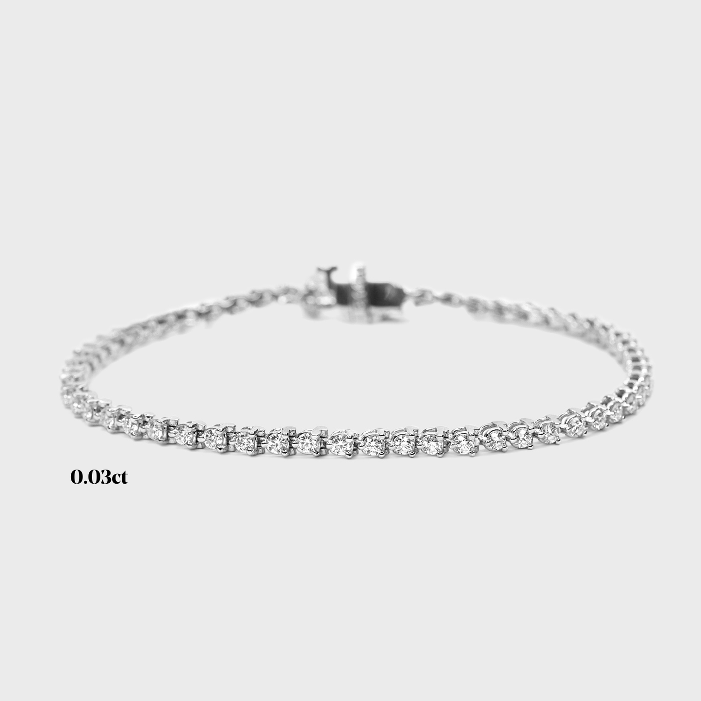 Defined Diamond Tennis Bracelet