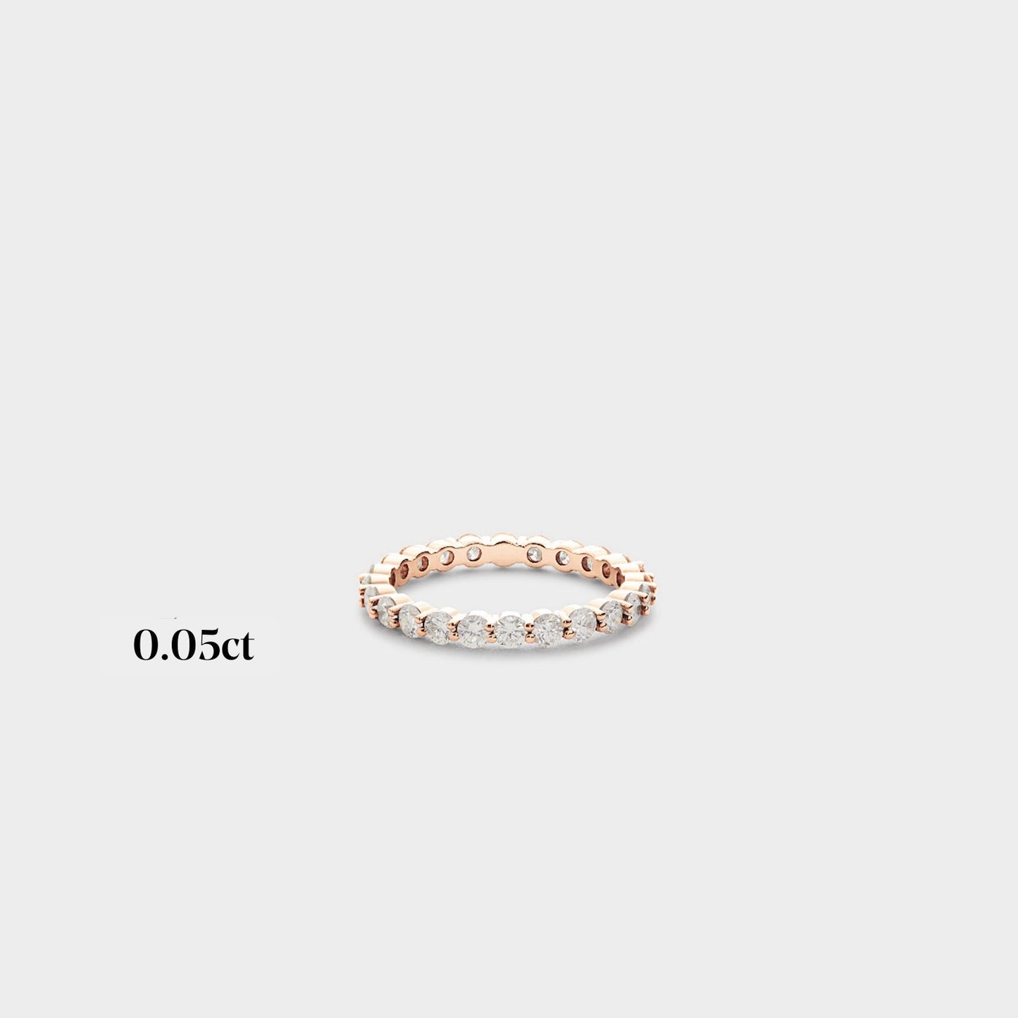 Full band | 14k rose | 0.05ct - full 1.30ctw / half 0.70ctw , Full band | 18k rose | 0.05ct - full 1.30ctw / half 0.70ctw