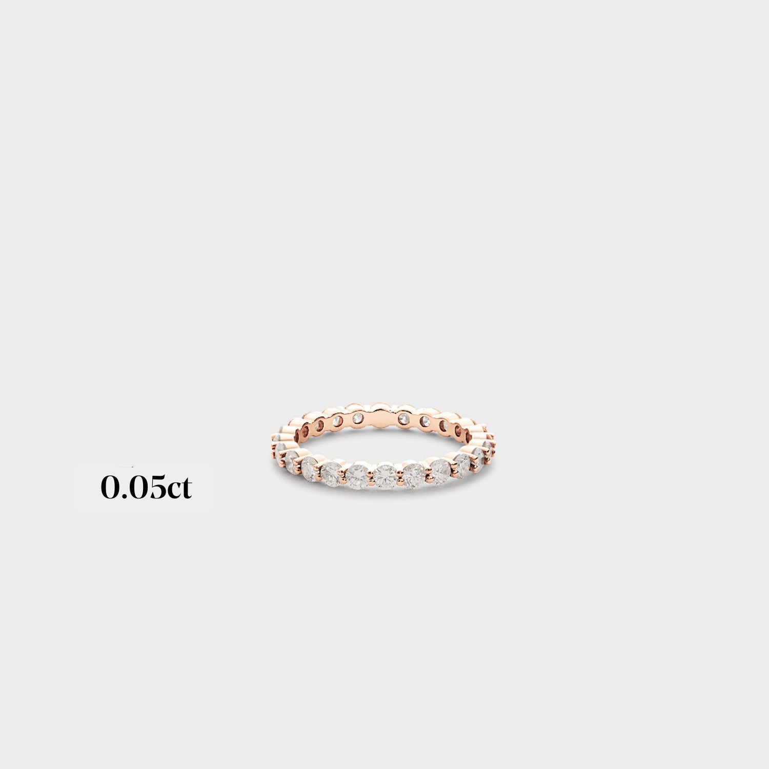Full band | 14k rose | 0.05ct - full 1.30ctw / half 0.70ctw , Full band | 18k rose | 0.05ct - full 1.30ctw / half 0.70ctw