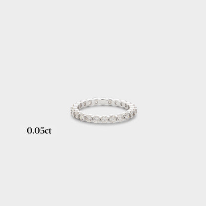 Full band | 14k white | 0.05ct - full 1.30ctw / half 0.70ctw , Full band | 18k white | 0.05ct - full 1.30ctw / half 0.70ctw, , Full band | platinum | 0.05ct - full 1.30ctw / half 0.70ctw