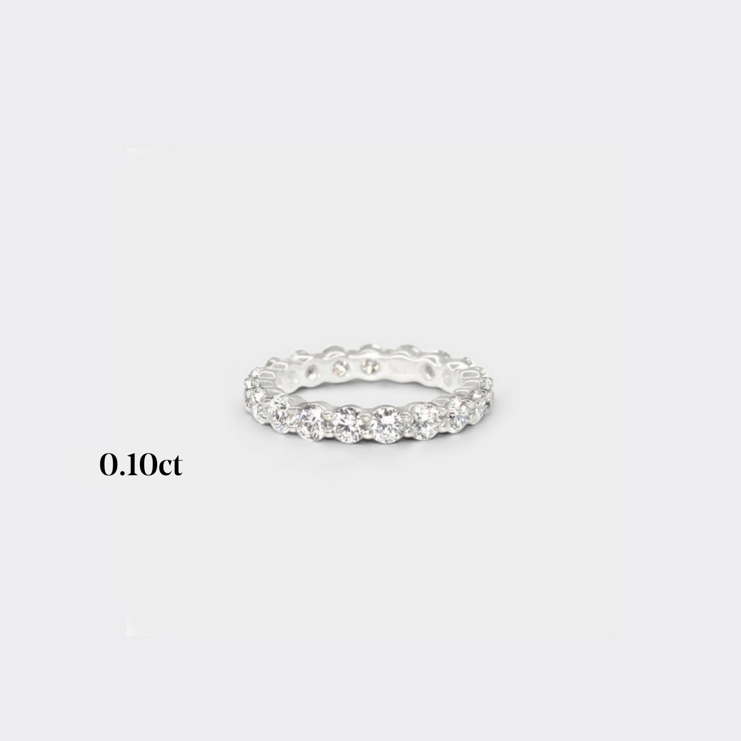 Full band | 14k white | 0.10ct - full 2.20ctw / half 1.10ctw , Full band | 18k white | 0.10ct - full 2.20ctw / half 1.10ctw , Full band | platinum | 0.10ct - full 2.20ctw / half 1.10ctw