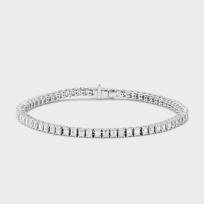 Emerald Cut Tennis Bracelet