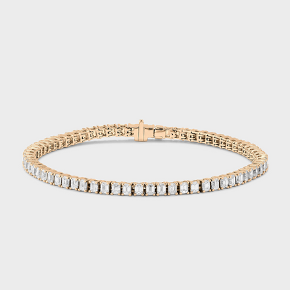 Emerald Cut Tennis Bracelet