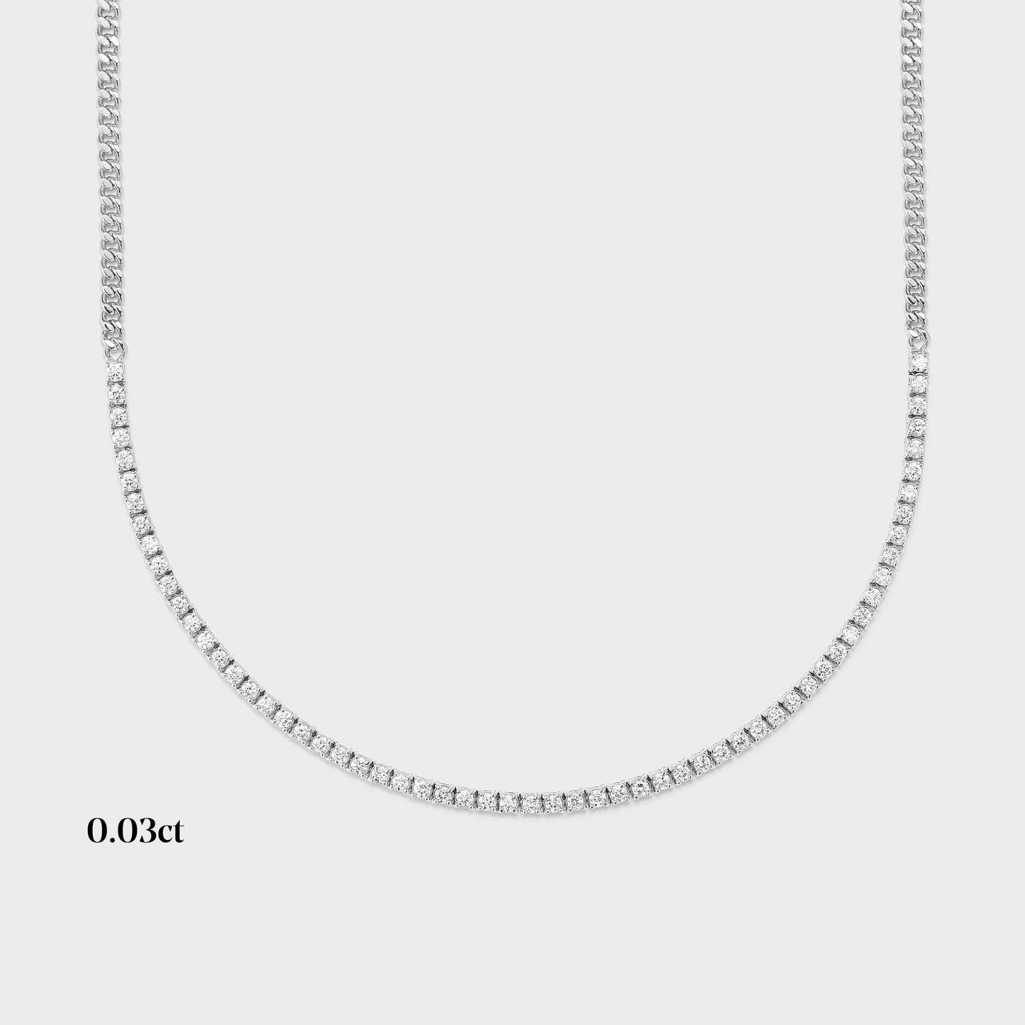 Chelsea Chain Tennis Necklace