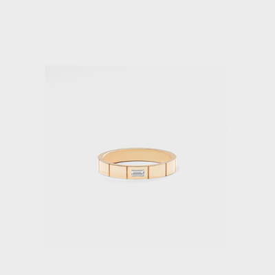 Faceted Baguette Band
