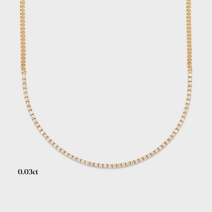 Chelsea Chain Tennis Necklace
