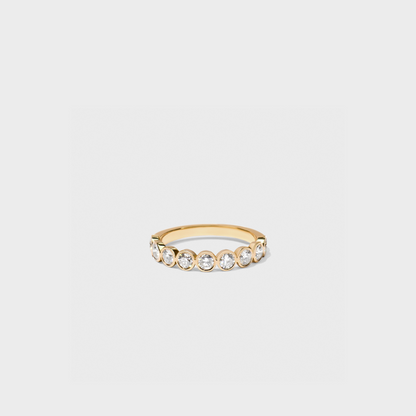 Bezel Set Round Diamond Band