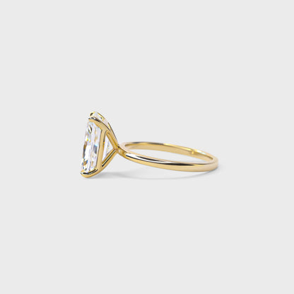 4.01ct Radiant Engagement Ring