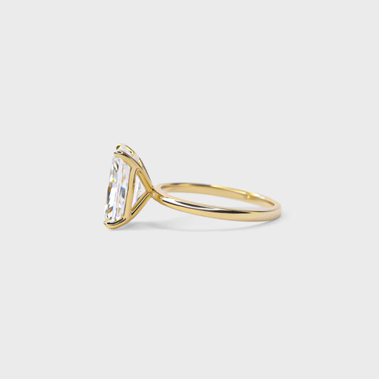 4.01ct Radiant Engagement Ring