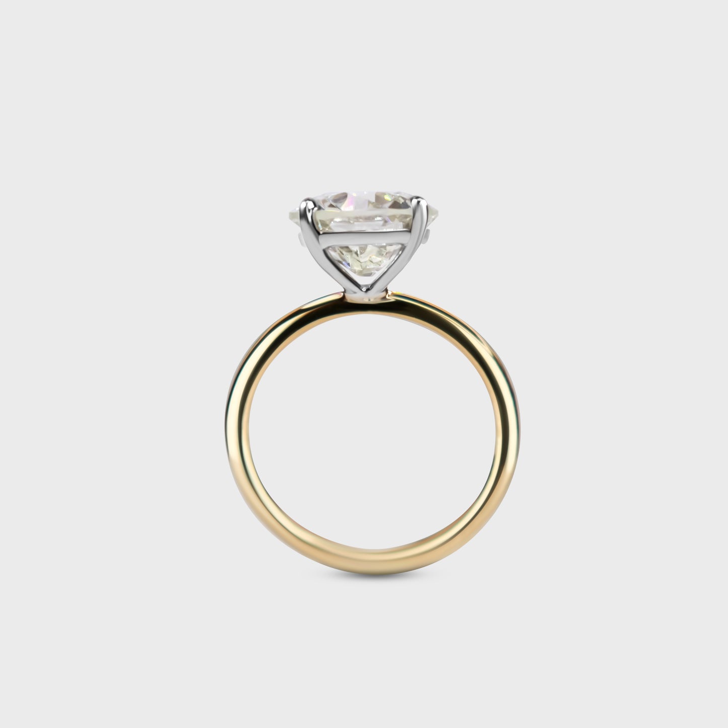 4.04ct Old European Engagement Ring