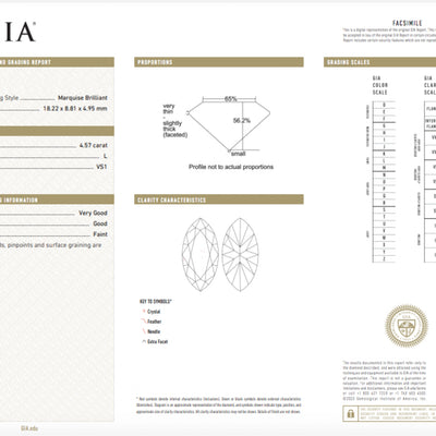 4.57ct Marquise Engagement Ring
