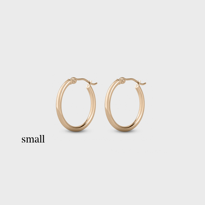 Classic Gold Hoops