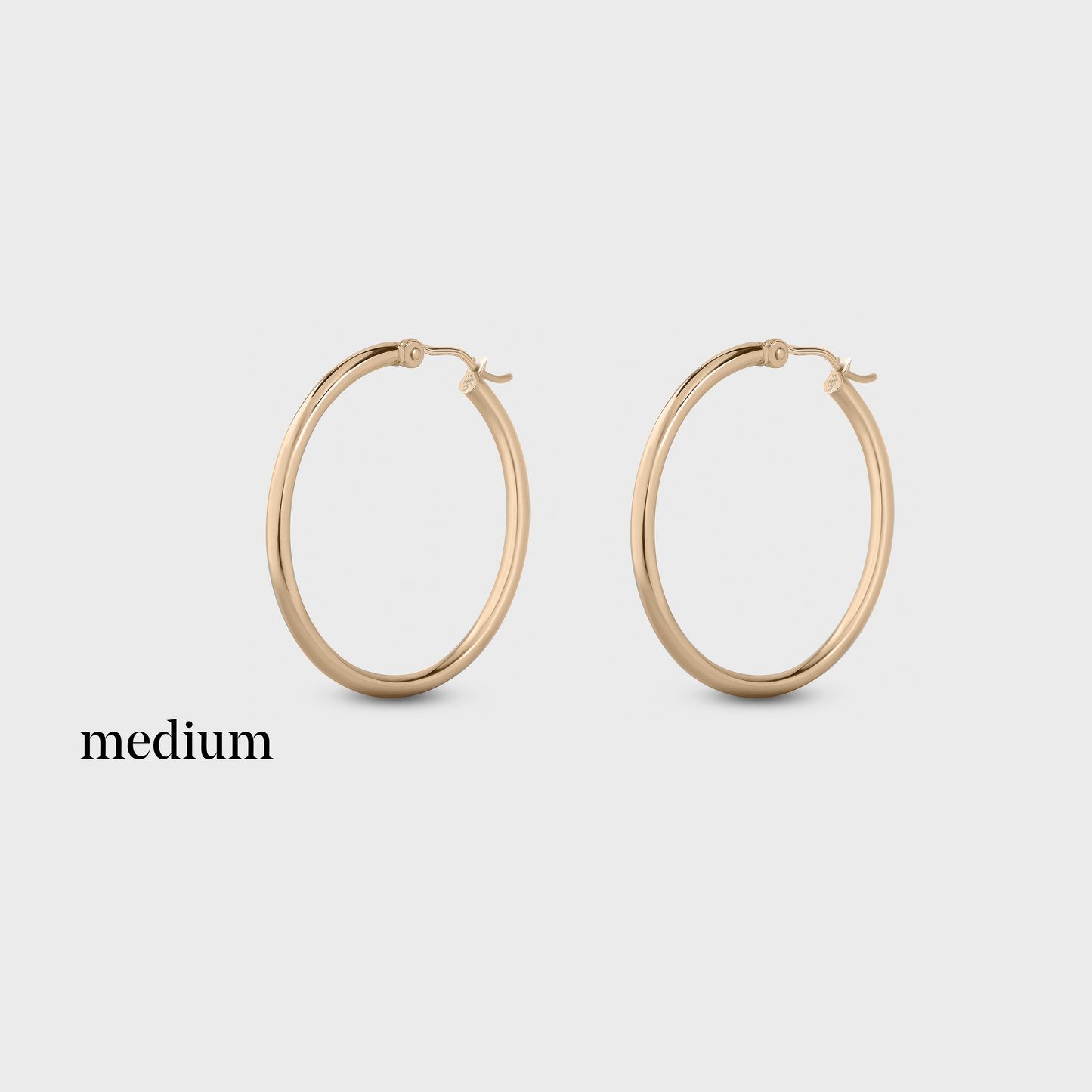 Classic Gold Hoops