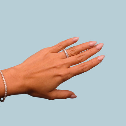 Fancy Yellow and White Diamond Band