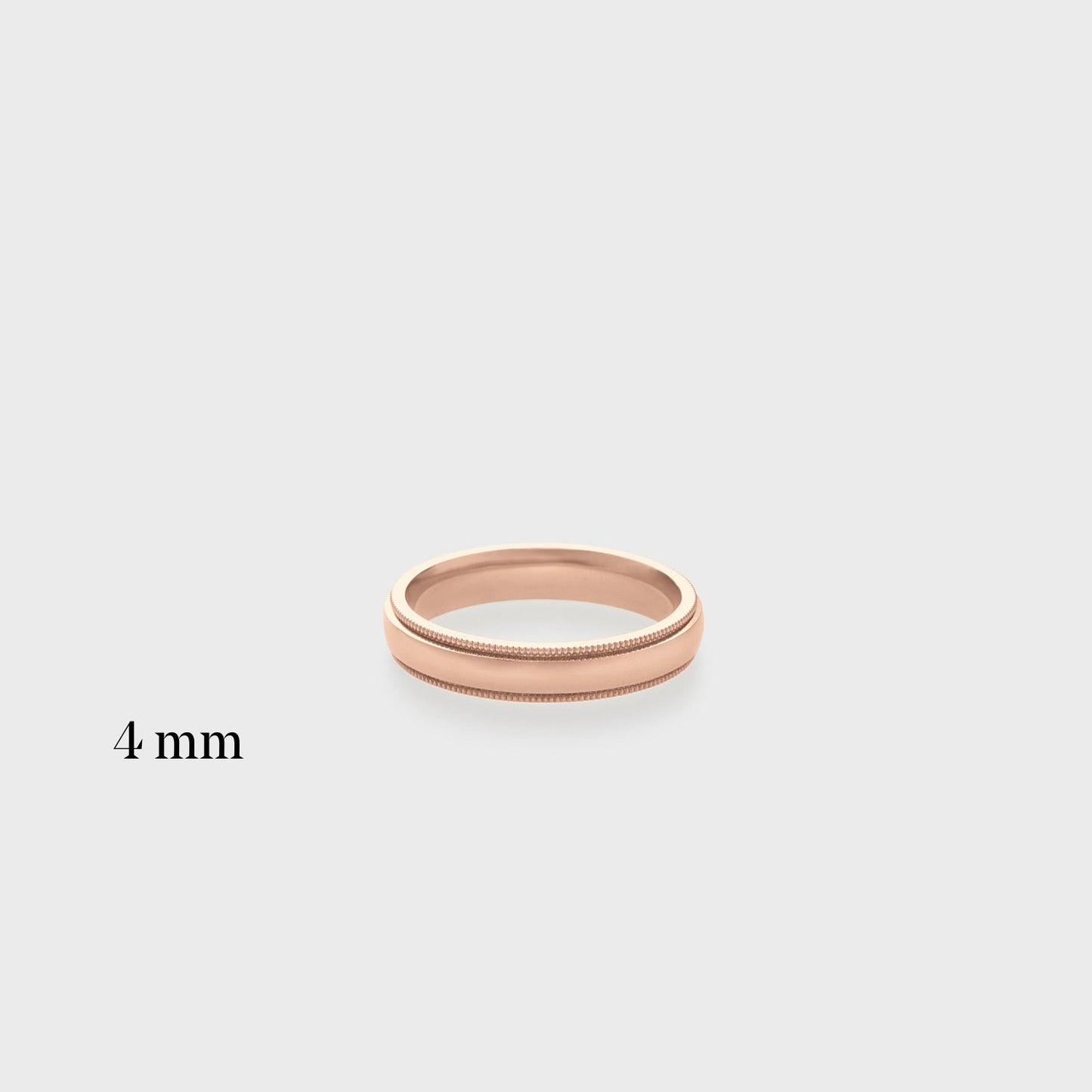 Comfort Fit Milgrain Band