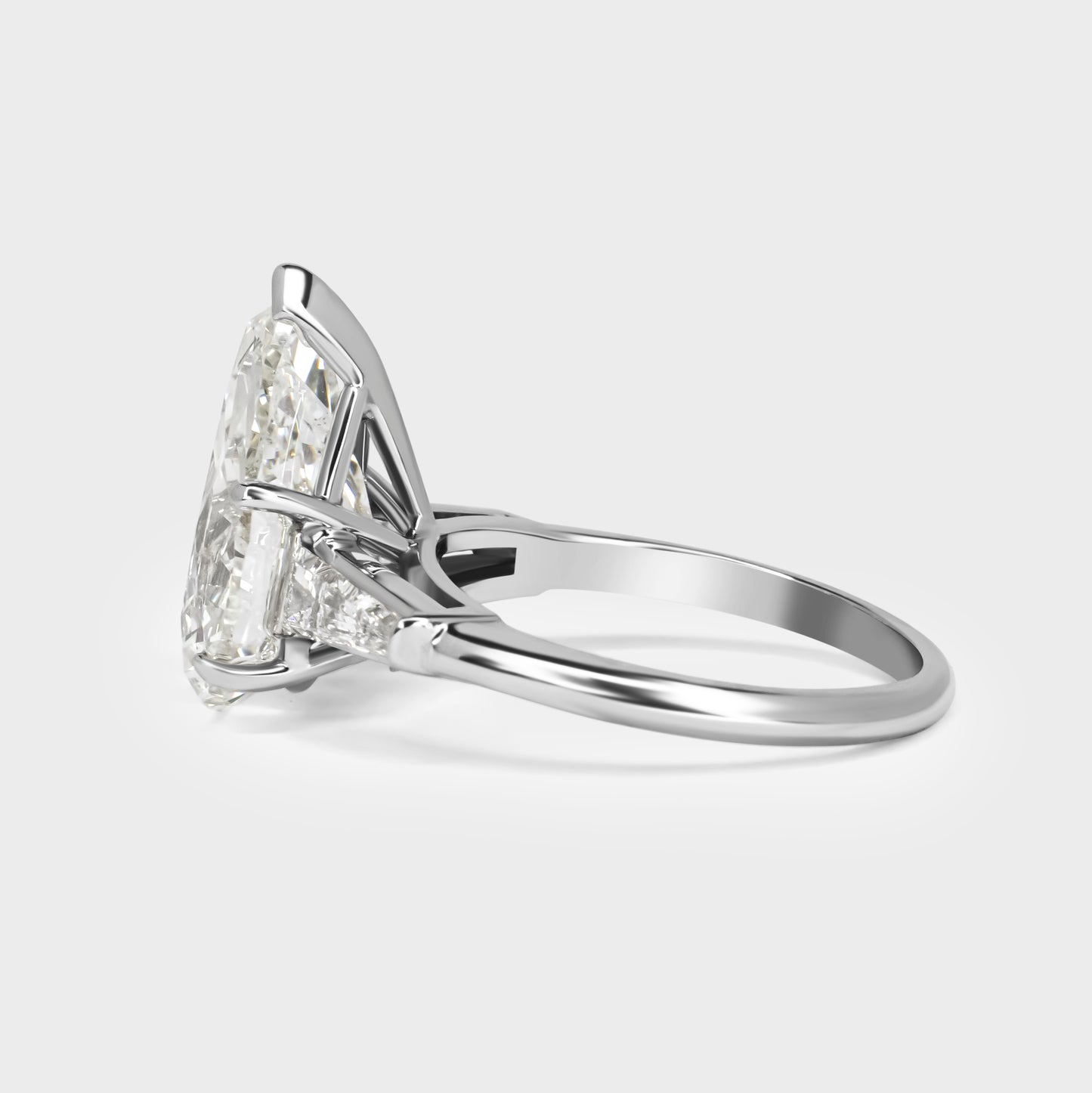 5.52ct Pear Engagement Ring