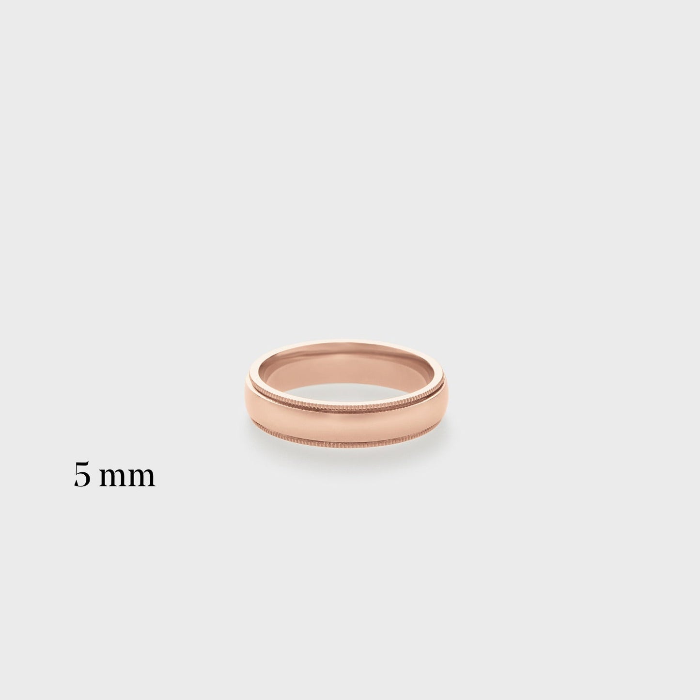 Comfort Fit Milgrain Band