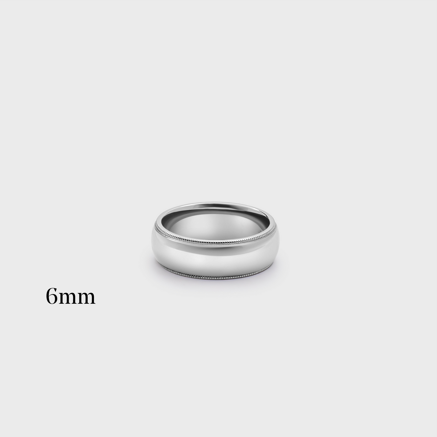 Comfort Fit Milgrain Band