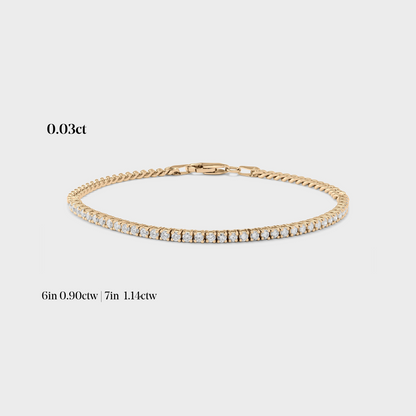 Chelsea Chain Tennis Bracelet