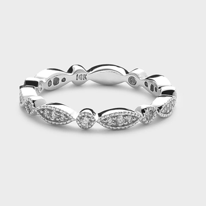 Antique Style Diamond Band