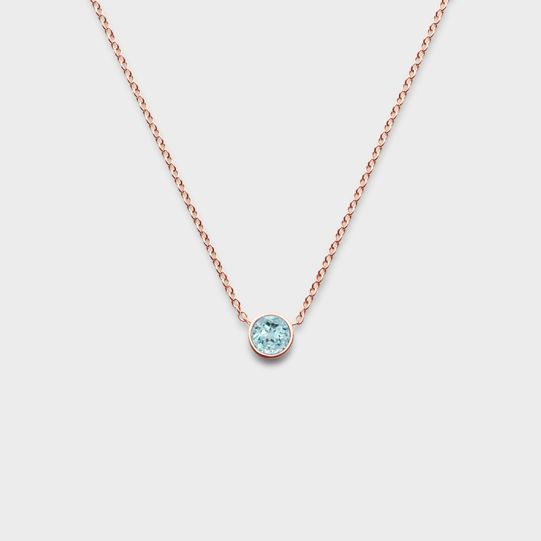 Gemstone Classic Bezel Pendant