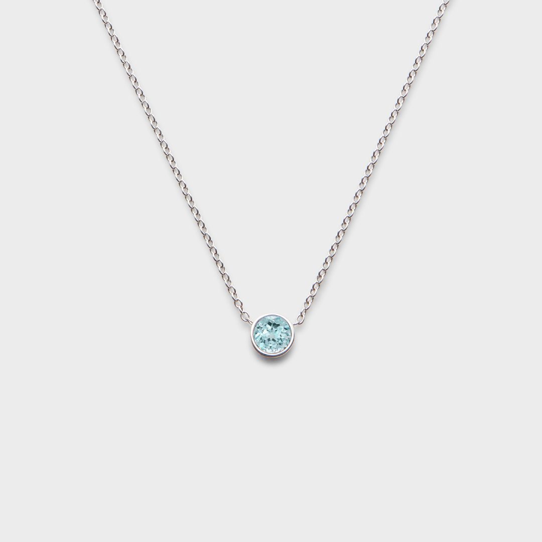 Gemstone Classic Bezel Pendant