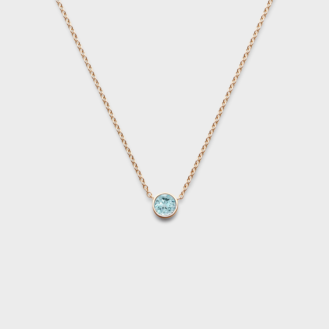 Gemstone Classic Bezel Pendant