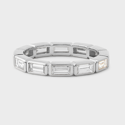 Bezel Set Baguette Band