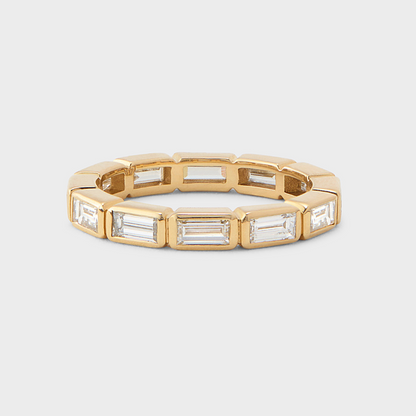 Bezel Set Baguette Band