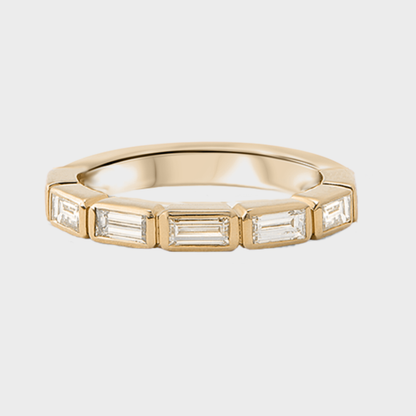 Bezel Set Baguette Band