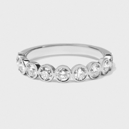 Bezel Set Round Diamond Band