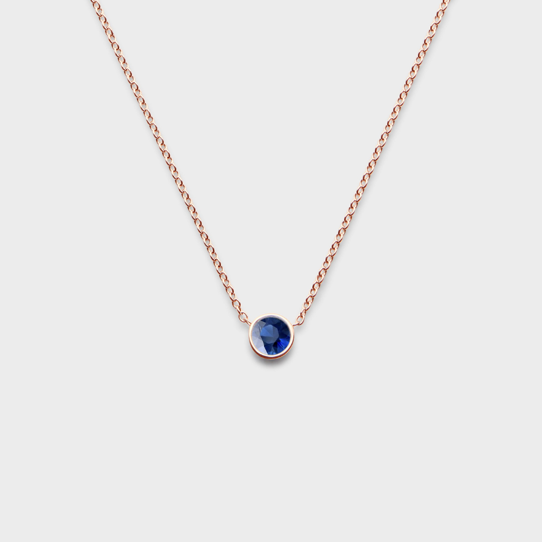 Gemstone Classic Bezel Pendant