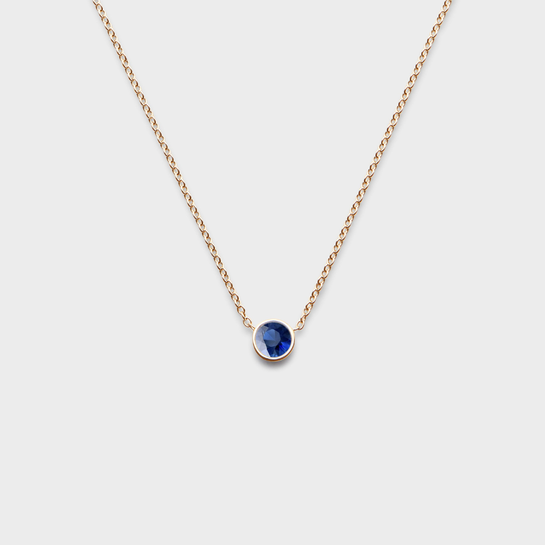 Gemstone Classic Bezel Pendant