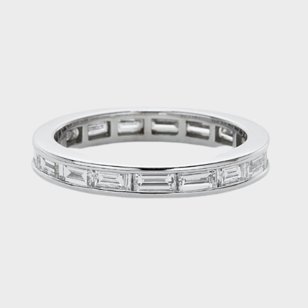 Channel Set Baguette Band