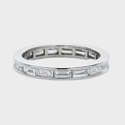 Channel Set Baguette Band