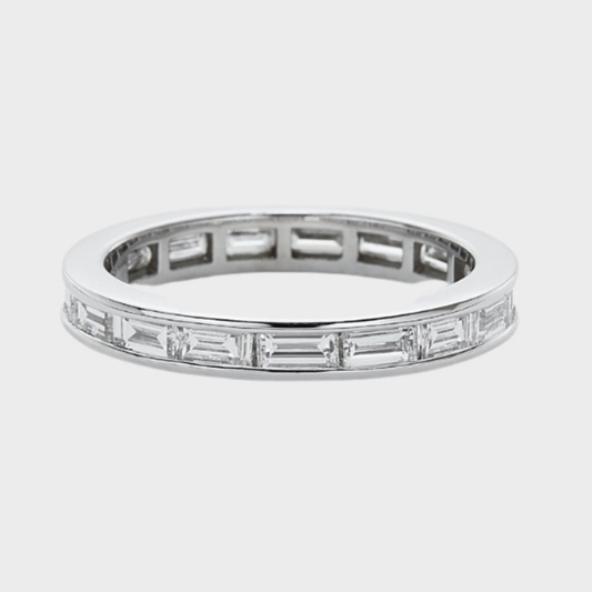 Channel Set Baguette Band