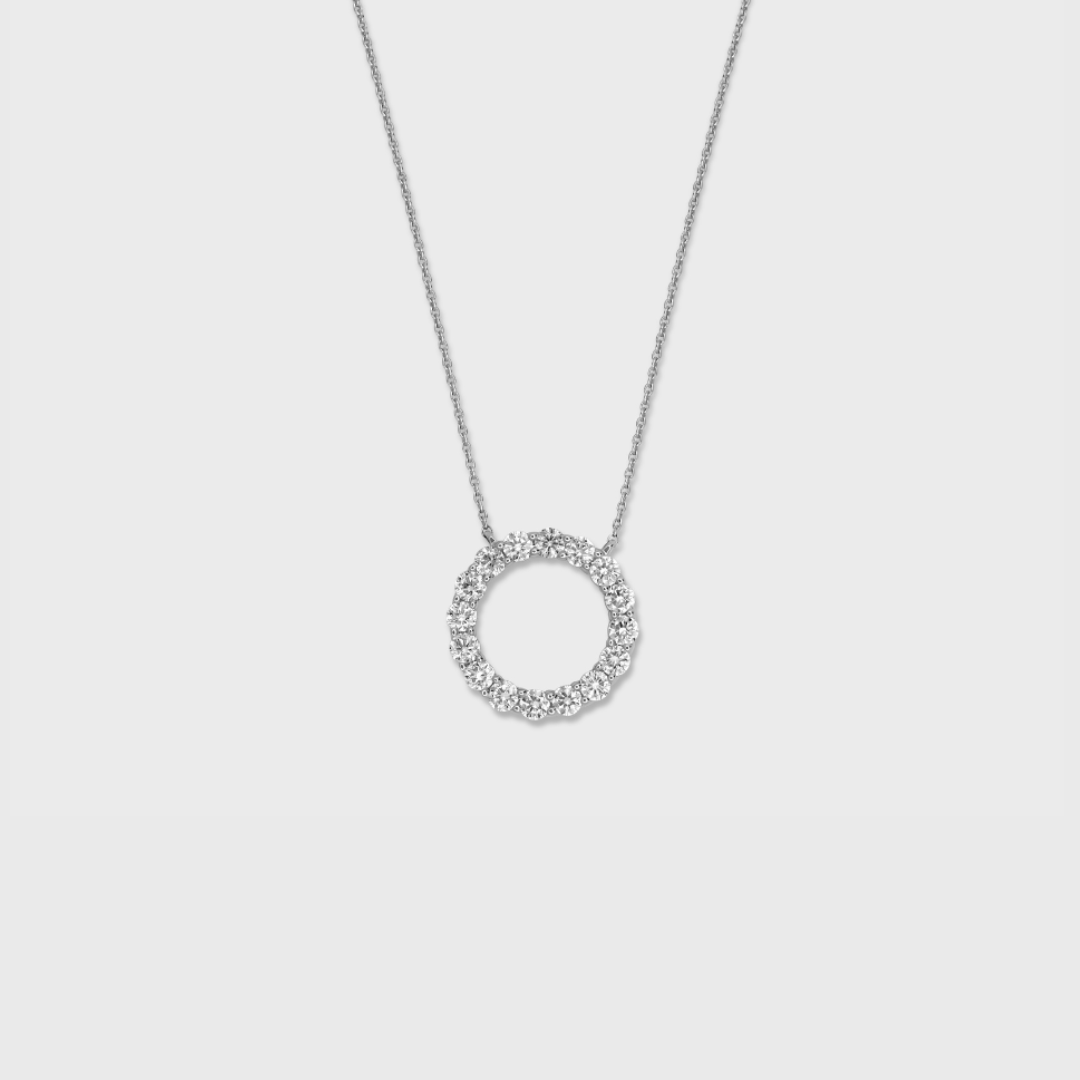 Diamond Circle Pendant