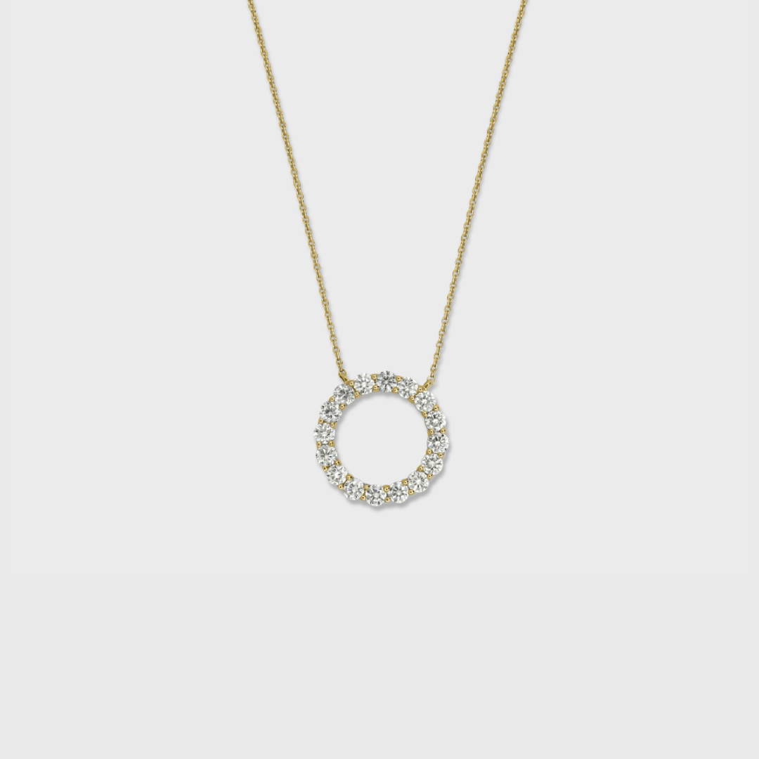 Diamond Circle Pendant