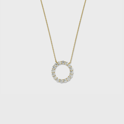 Diamond Circle Pendant