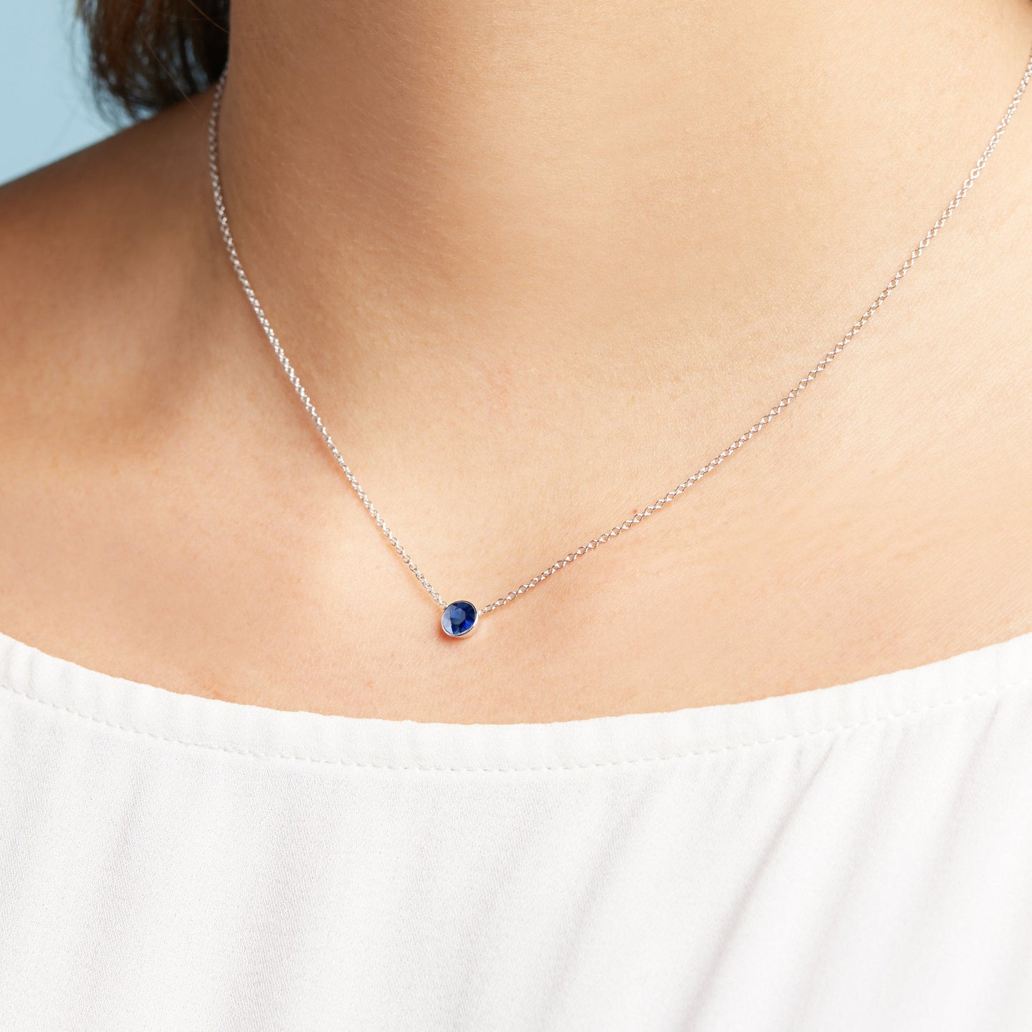 Gemstone Classic Bezel Pendant