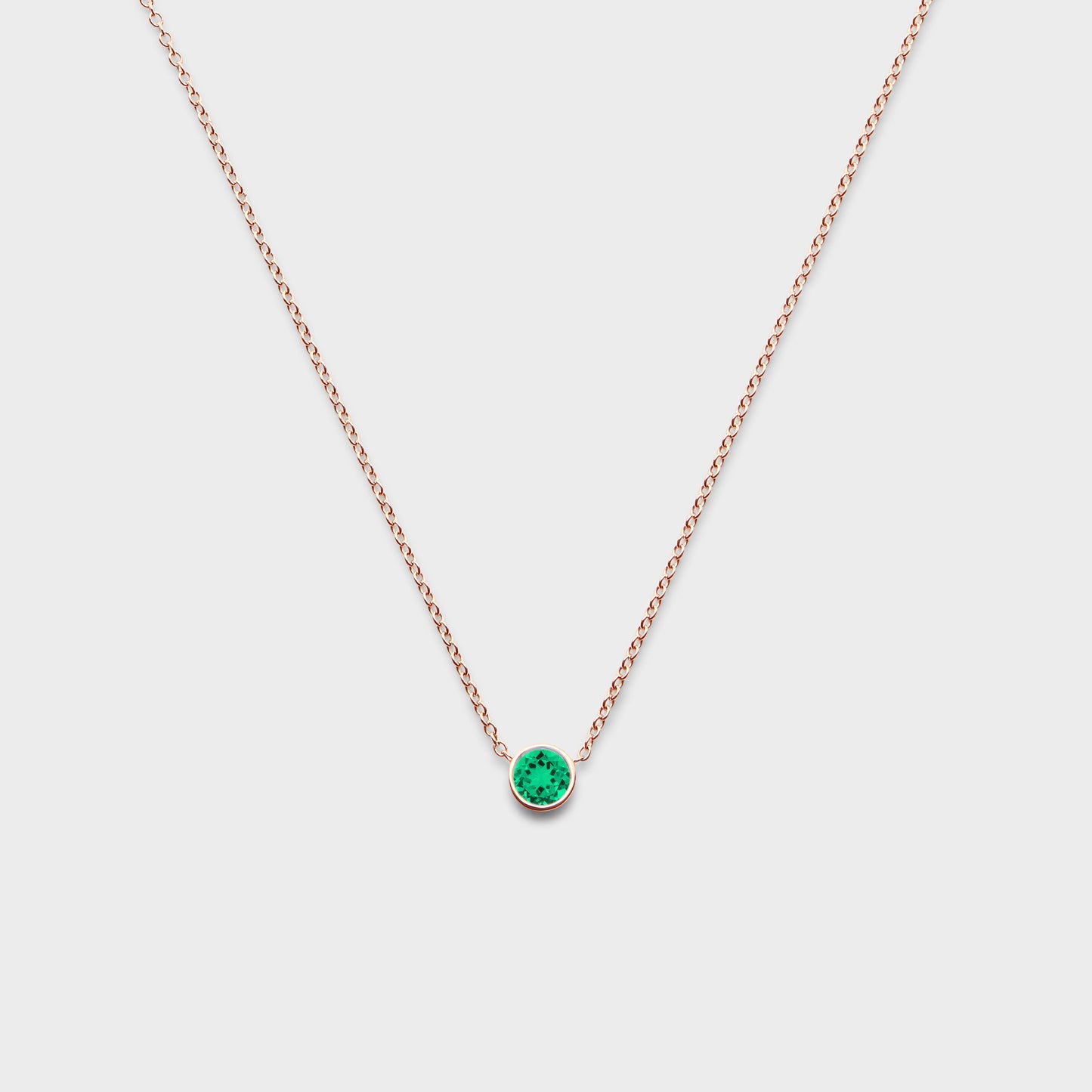 Gemstone Classic Bezel Pendant