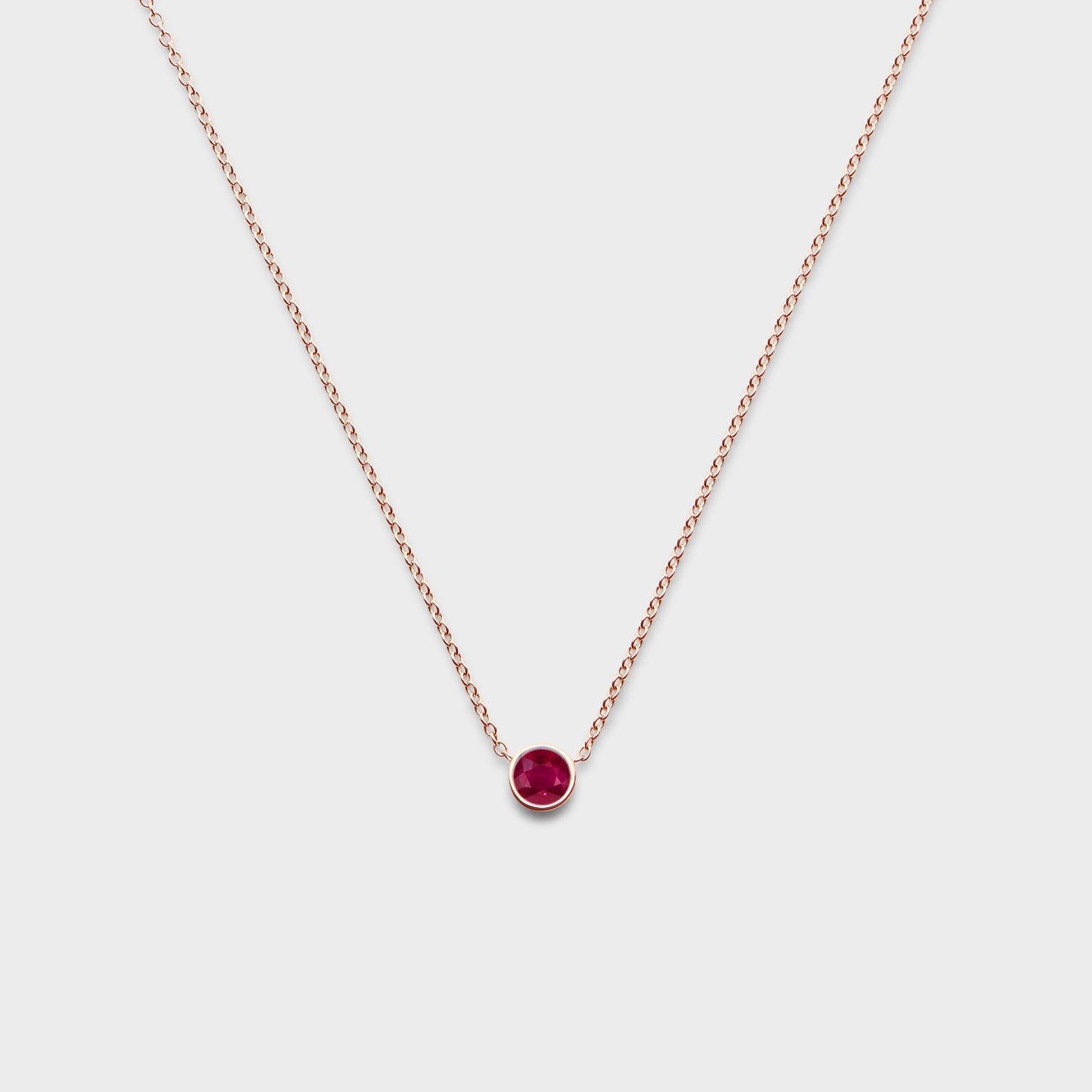 Gemstone Classic Bezel Pendant